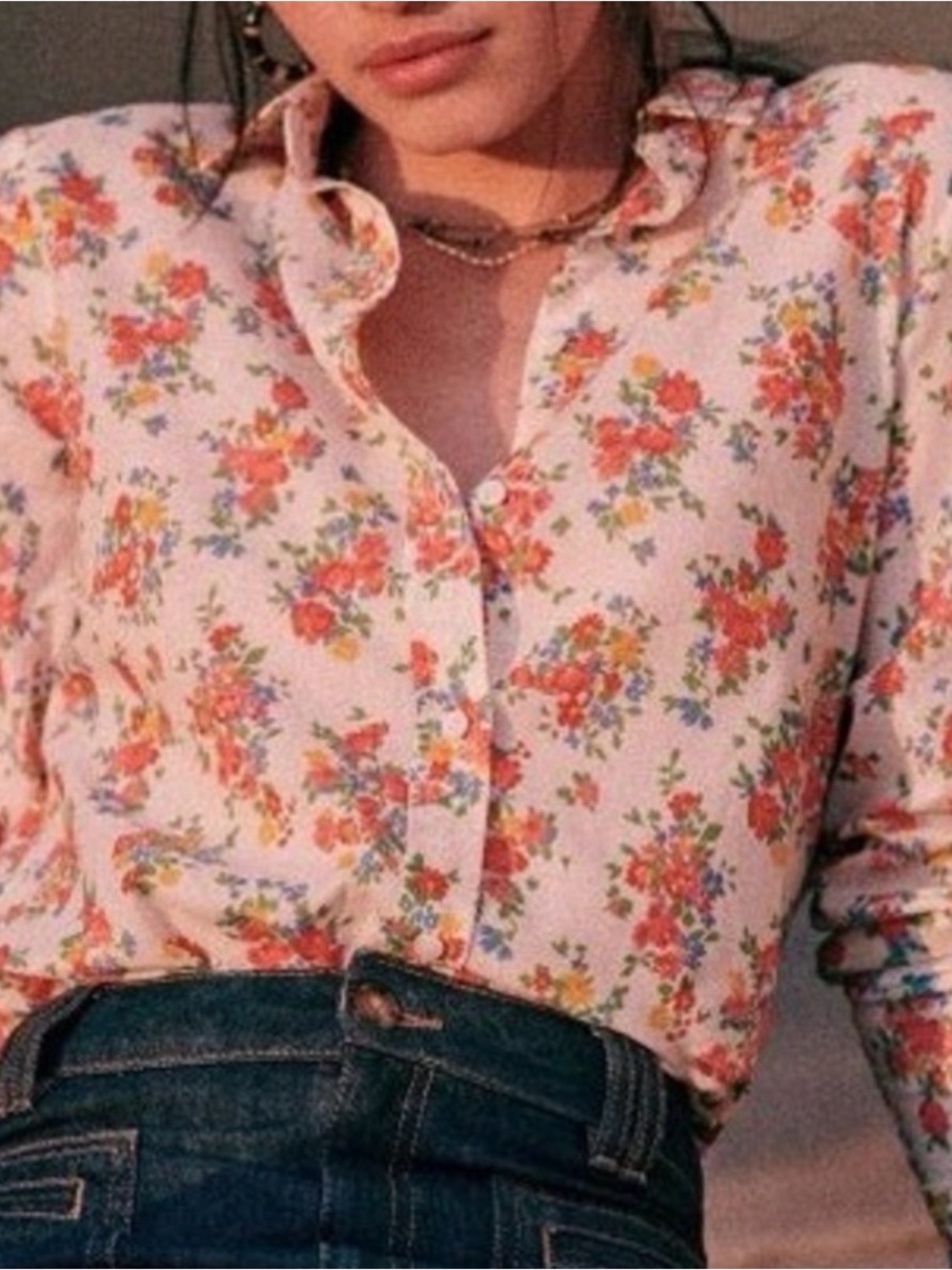 Sezane Ann Secret Garden Shirt